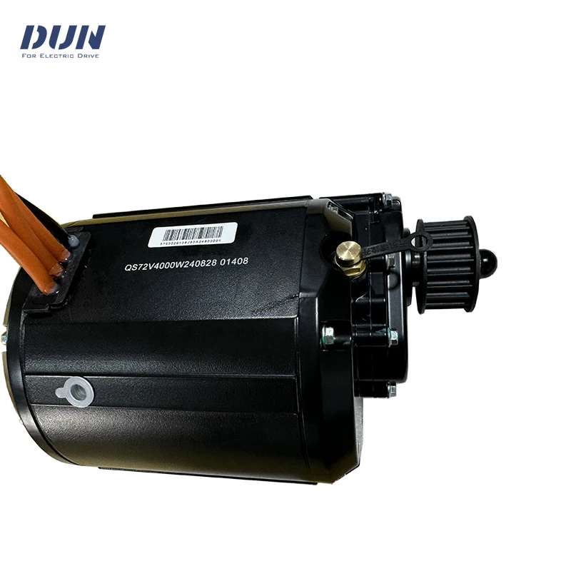 Liquid Cooled QS138 90H 4000W V3 PMSM Motor With Reduction Gears Box with Fardriver ND72680 Controller & One-lin DKD Display kit - view 4