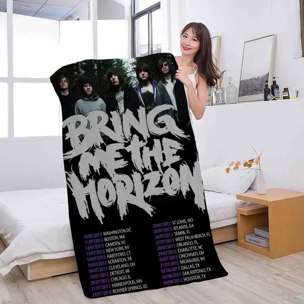 Band B-Bring Me The H-Horizon Big Microfiber Beach Towels Quick Dry Towel Sand Beach Towels Pool Towel for Travel Swim Pool Yoga