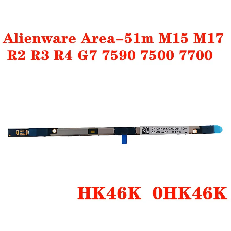 5pcs New Original Laptop Inside Replace Camera For Dell Alienware Area-51m M15 M17 R2 R3 R4 G7 7590 7500 7700 HK46K 0HK46K