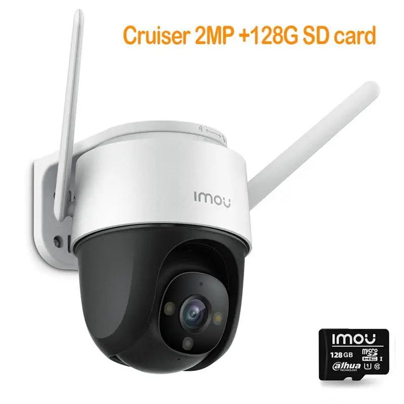 New!!! Imou Cruiser Wi-Fi Camera Dual Antenna Outdoor IP67 Weatherproof Audio Recording Camera AI Human Detection Camera