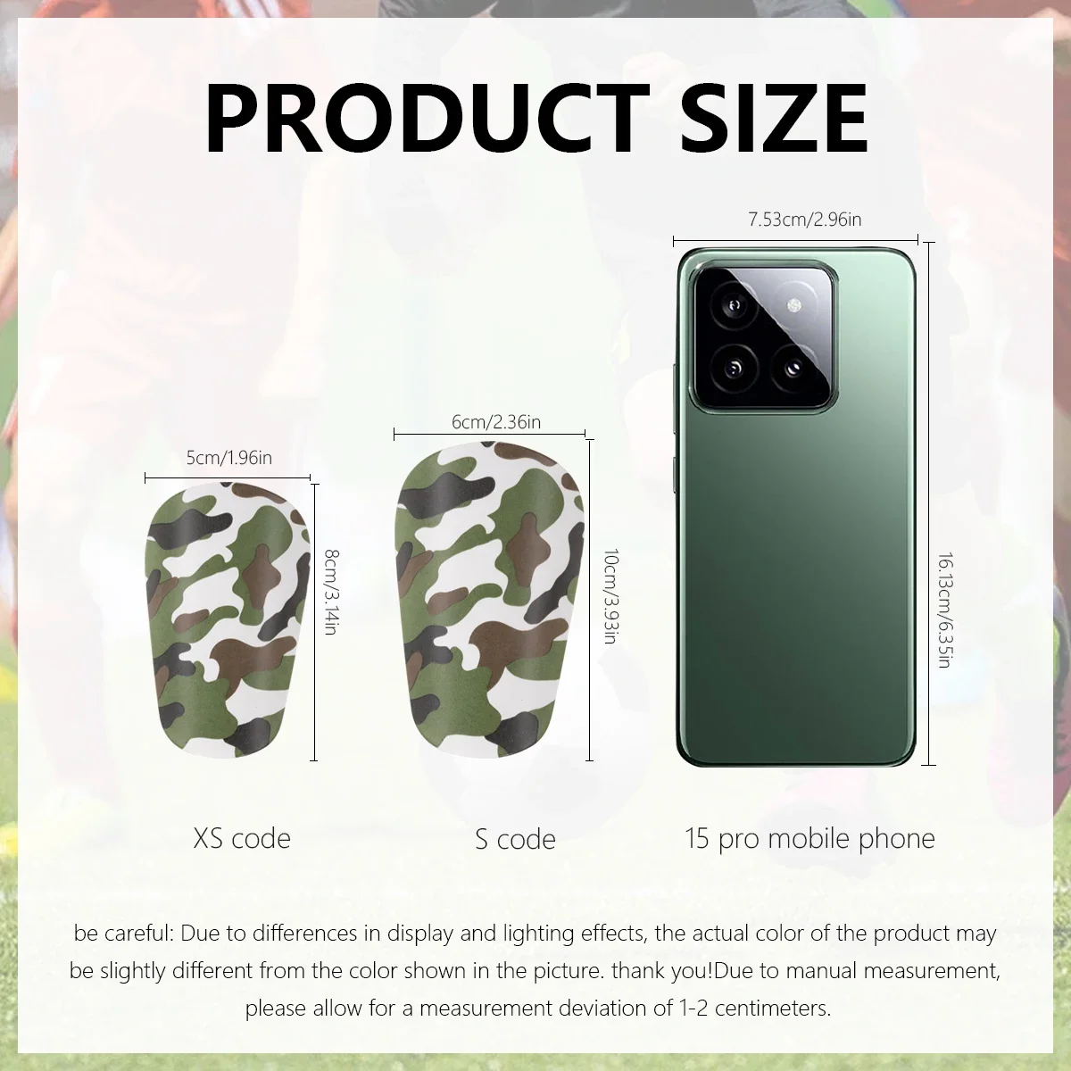 One Pair of Ultra-Lightweight Football Shin Guards - Durable and Comfortable, Suitable for All Sports, Designed for Soccer,