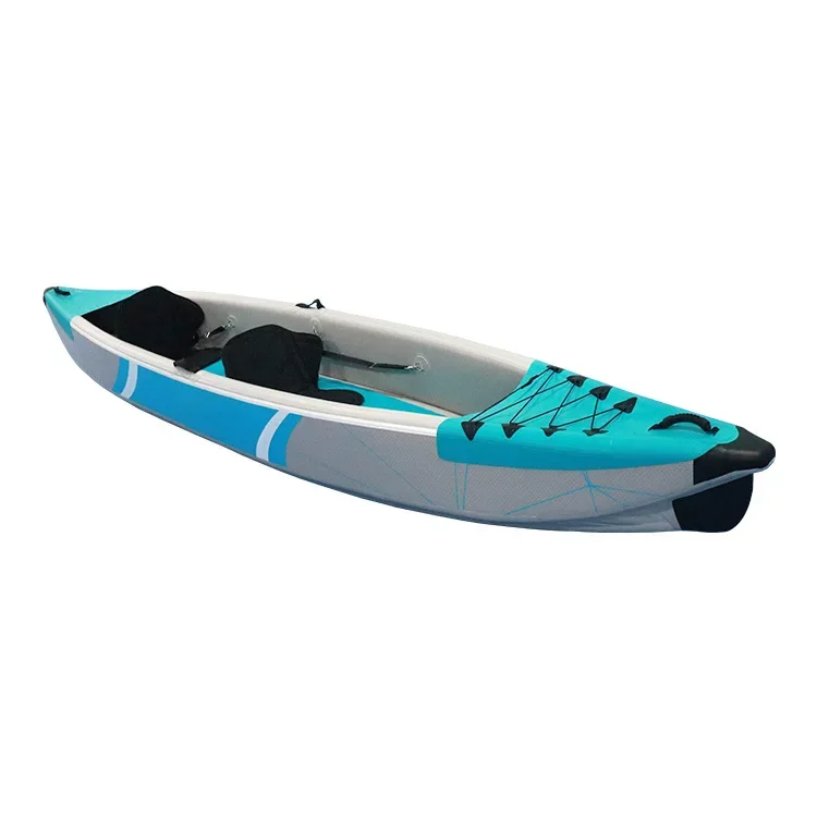 Folding Tandem Drop Stitch Pedal Fishing  Gonflable Crystal  Paddle Inflatable Kayak Competitive Prices  High Quality