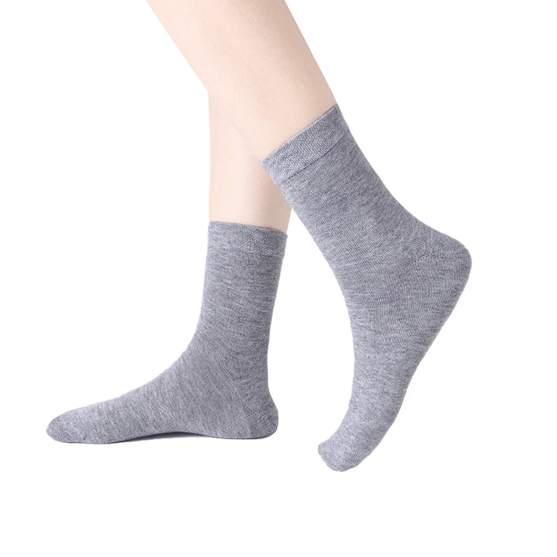 MVLYFLRT 5 Pairs Pure Color Socks For Men and Women Of Worsted wool Comfortable and Breathable