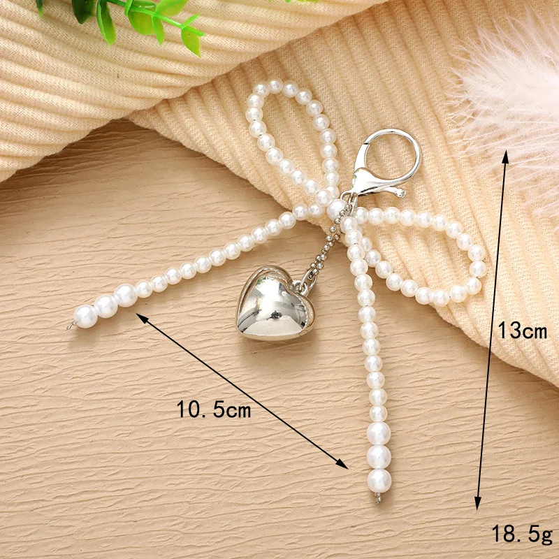 Pearl Bow Pendant Phone Chain