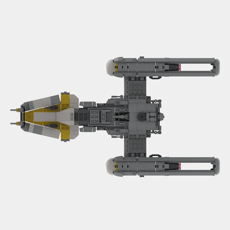 607 pièces MOC vaisseau spatial Y aile minifigure échelle modèle blocs de construction modulaires enfants assemblage affichage jouets Festival cadeau Surprise