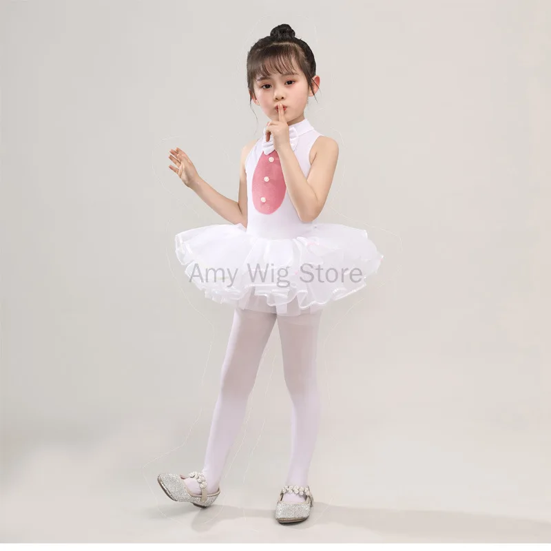 Roze Konijn Tutu Jurk Met Accessoires Hoofdband Meisjes Verjaardagsfeestje Easter Cosplay Kostuum Kids Halloween Outfit