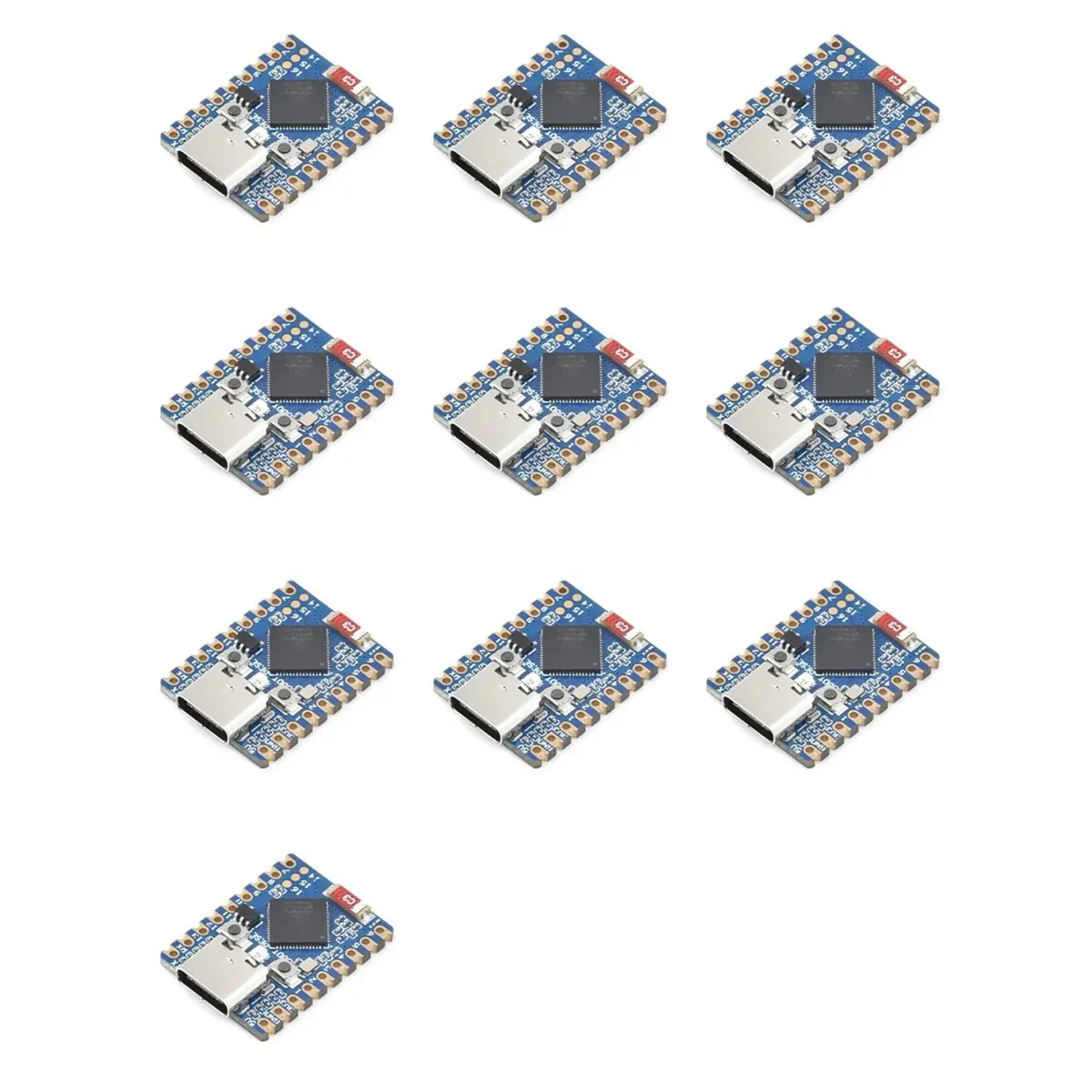 10X ESP32 S3 Zero Wi-Fi BT 5.0 Development Board Simplified Prototyping For Embedded Projects 896C( Without Soldered)
