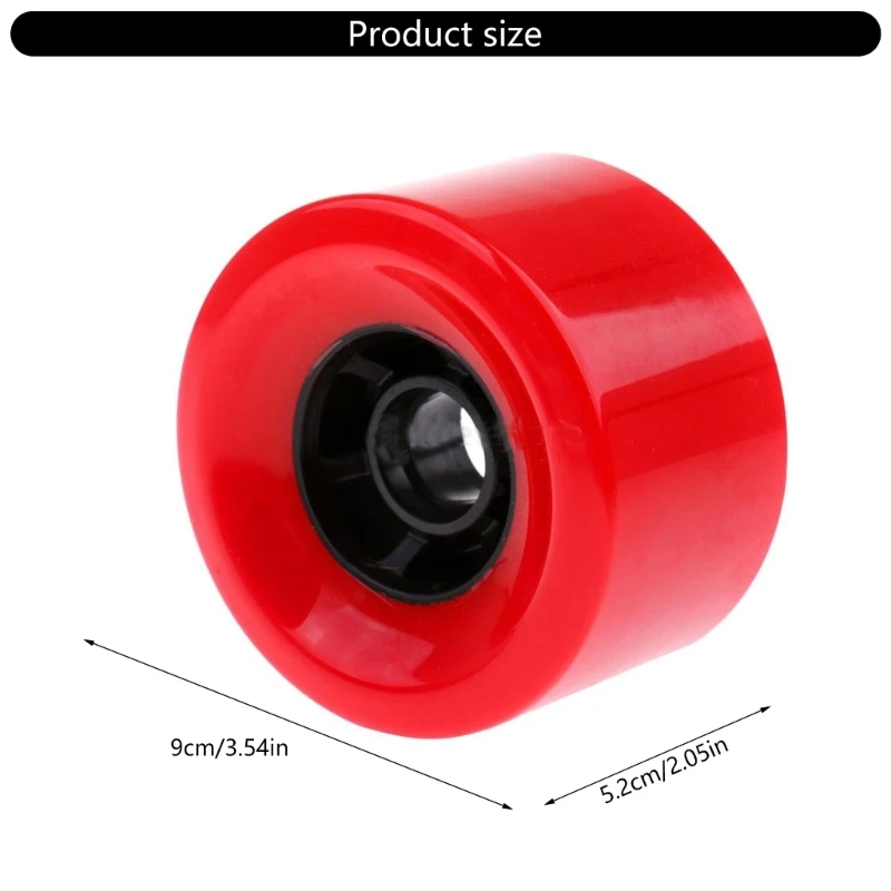 Skateboardwiel voor skateboards, longboards, inline skates, rolschaatsen voor skateboardcruises Skateboardaccessoires N58B