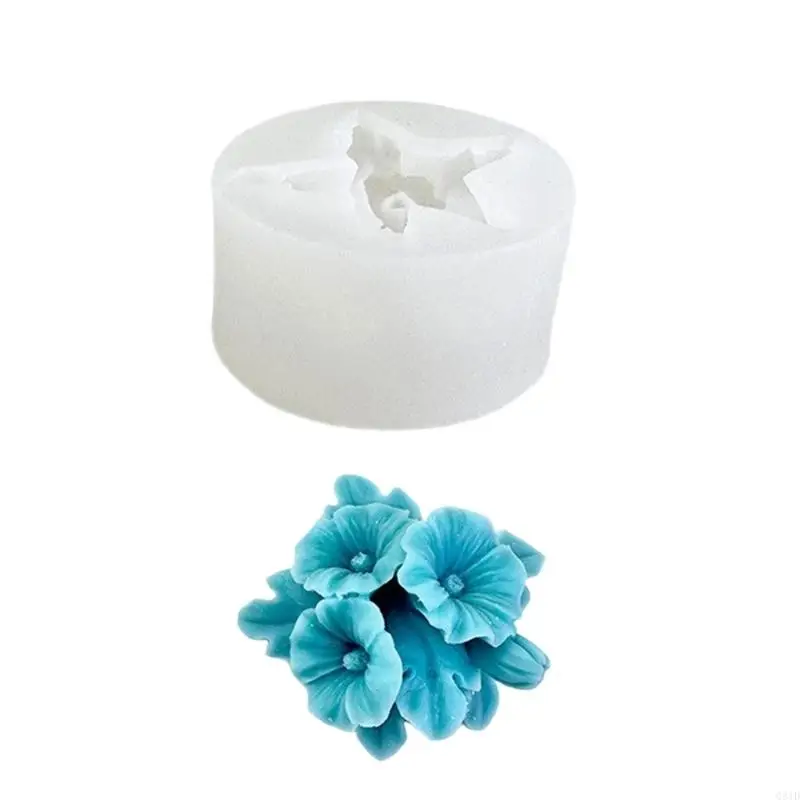 

Fashionable Flower Craft Sturdy Silicone Mould Tool Home Use Portable for Candle Making Enthusiasts Daily Casual Use