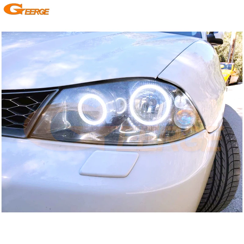 For SEAT IBIZA 6L CORDOBA Facelift 2006 2007 2008 2009 Ultra Bright Refit COB Led Angel Eyes Kit Halo Rings Day Light