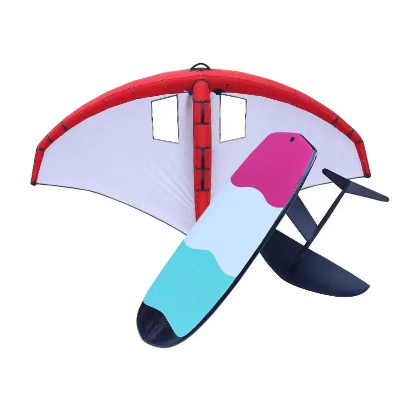 All-Carbon Unpowered Electric Hydrofoil Board Epoxy Hydrofoil Water Ski Surfboard with Foot Hoard Easy Starting System