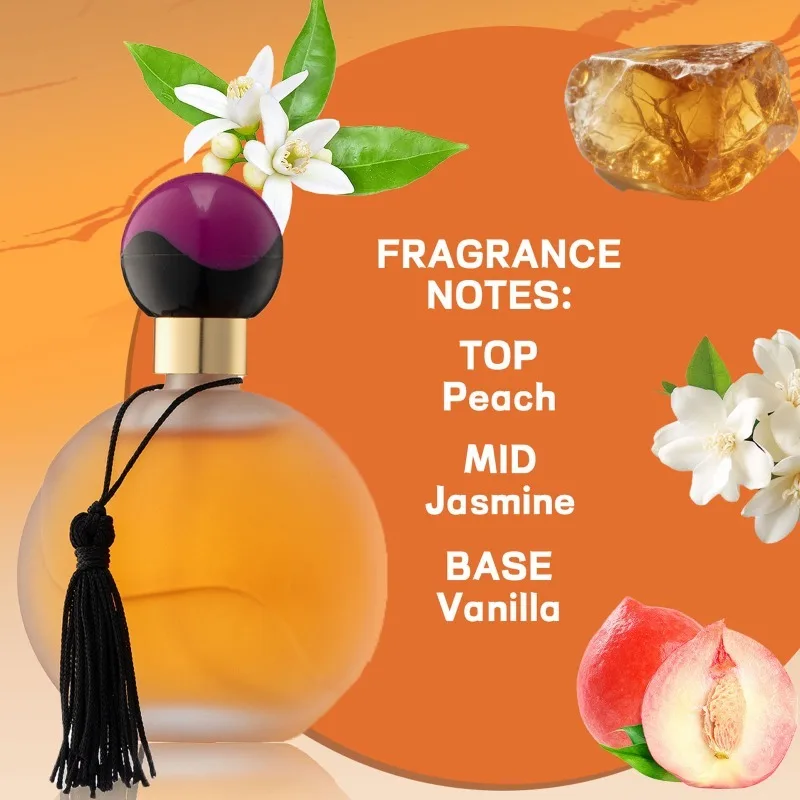 

50 мл прочный свежий аромат цитрусовых для женщин, элитный аромат, стойкий светло-оранжевый вкус