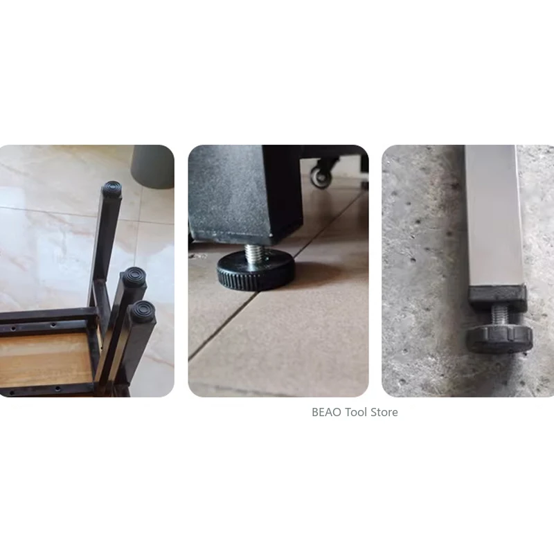 M6 M8 المضادة للانزلاق قابل للتعديل القدم الأثاث طاولة أثاث كرسي أريكة الساق قدم التسوية وسادة المسمار