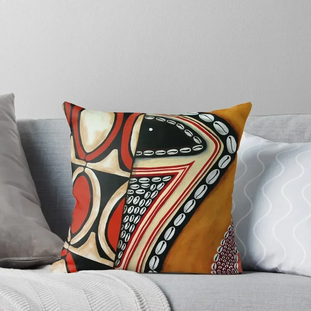 #396 - A Segments Of Life I - Artist Nathalie Le Riche Throw Pillow pillow pillowcase pillow