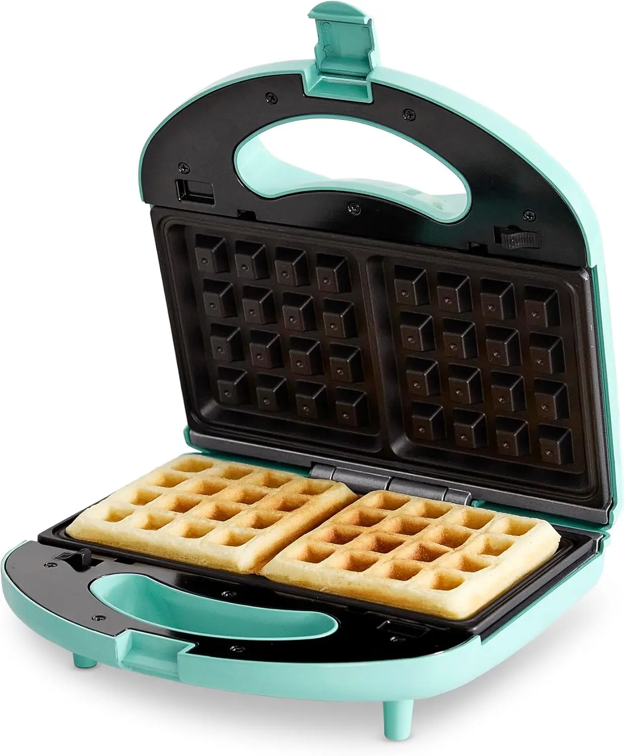 

Electric Waffle Sandwich Maker, Toaster, Panini Press with Healthy Ceramic Nonstick Plates, Perfect for Tuna Melts, Crispy