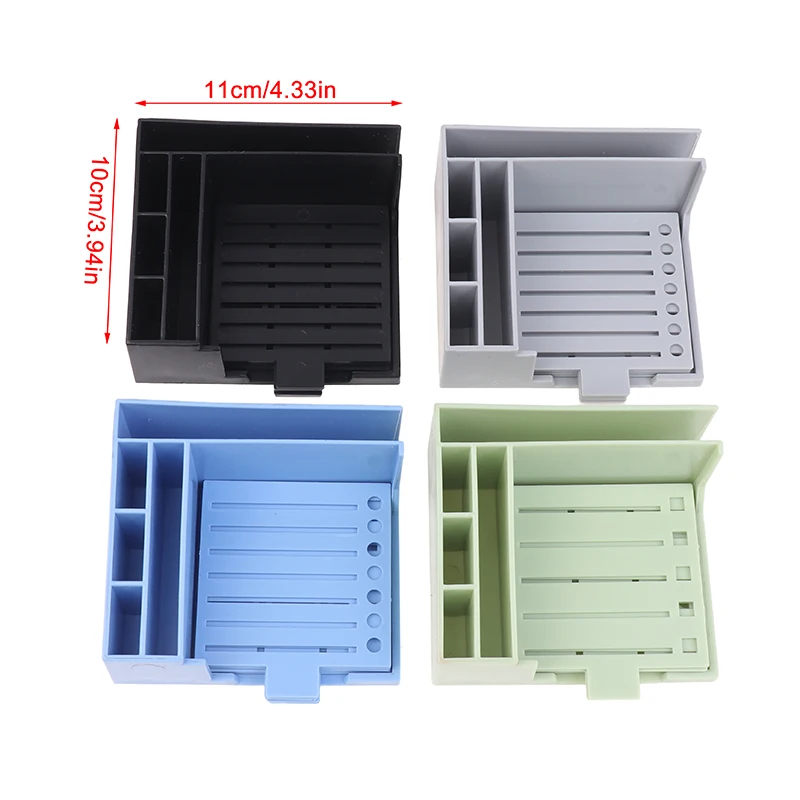 Bloc de notas de escritorio con marco acrílico: organizador de notas todo en uno para el hogar y la oficina, soporte de planificación semanal