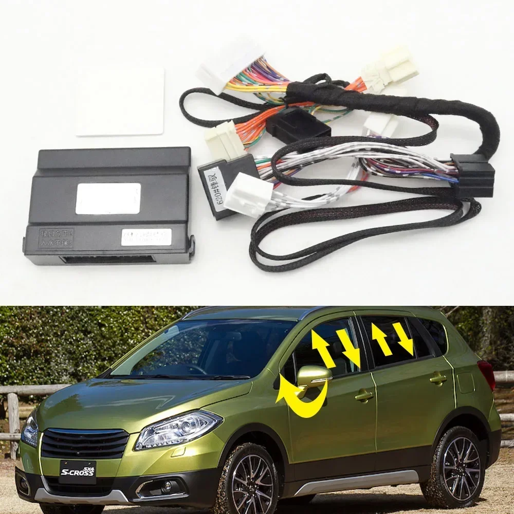 Intelligent Window Closer Open Rearview Mirror Fold Unfold Remote Control Moduel Kit For Suzuki SX4 S-Cross JY 2014-2024