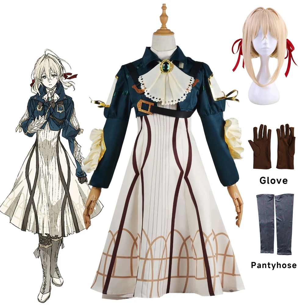 Violet Evergarden Dress - Costume de cosplay Anime Violet Evergarden,