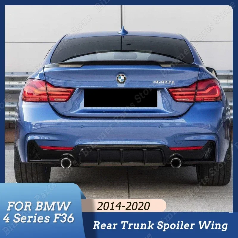 

For BMW F36 Spoiler 4 Series 4-Door Gran Coupe 420i 430i 440i 2014-2020 Rear Trunk Spoiler Wing MP Style Car Tuning Accessories