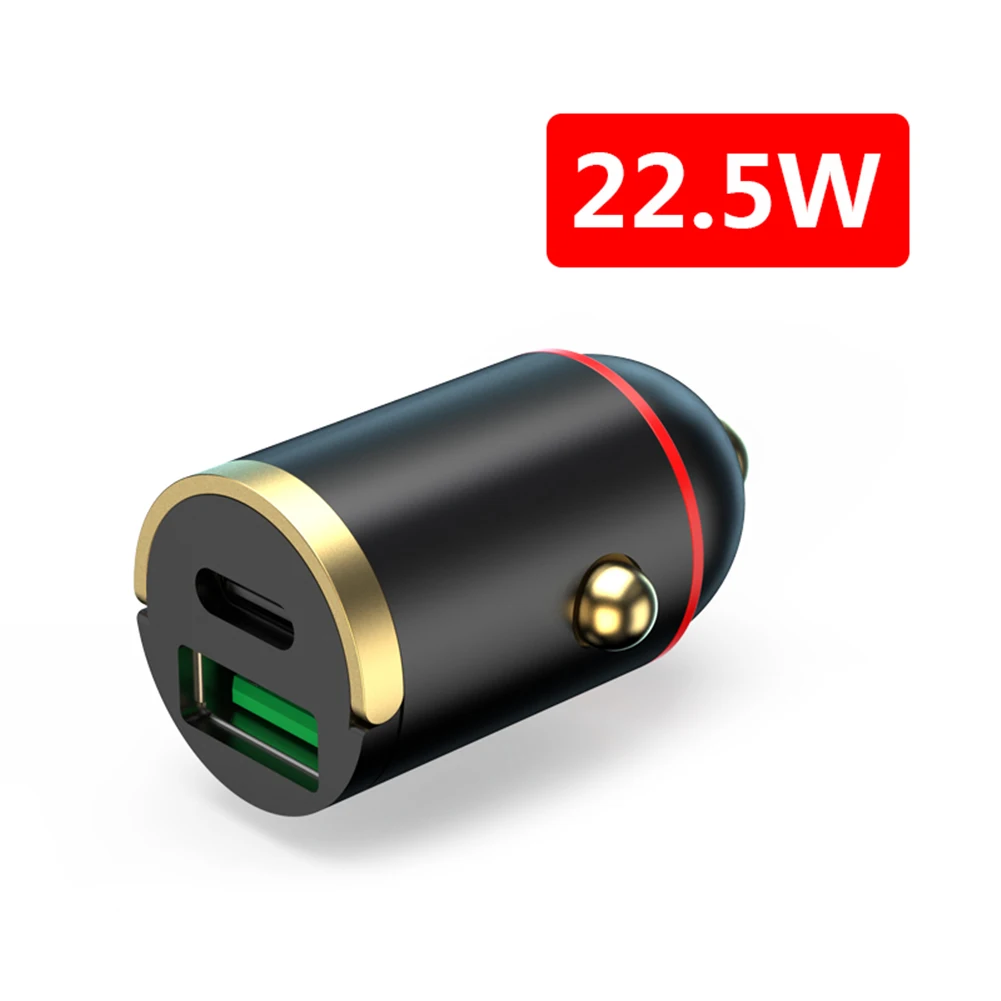 Fits Most Lighters 2-port Car Charger 2-port Car Charger DC12V-24V Safe Charging Soft Light Effect 1pcs Convenient