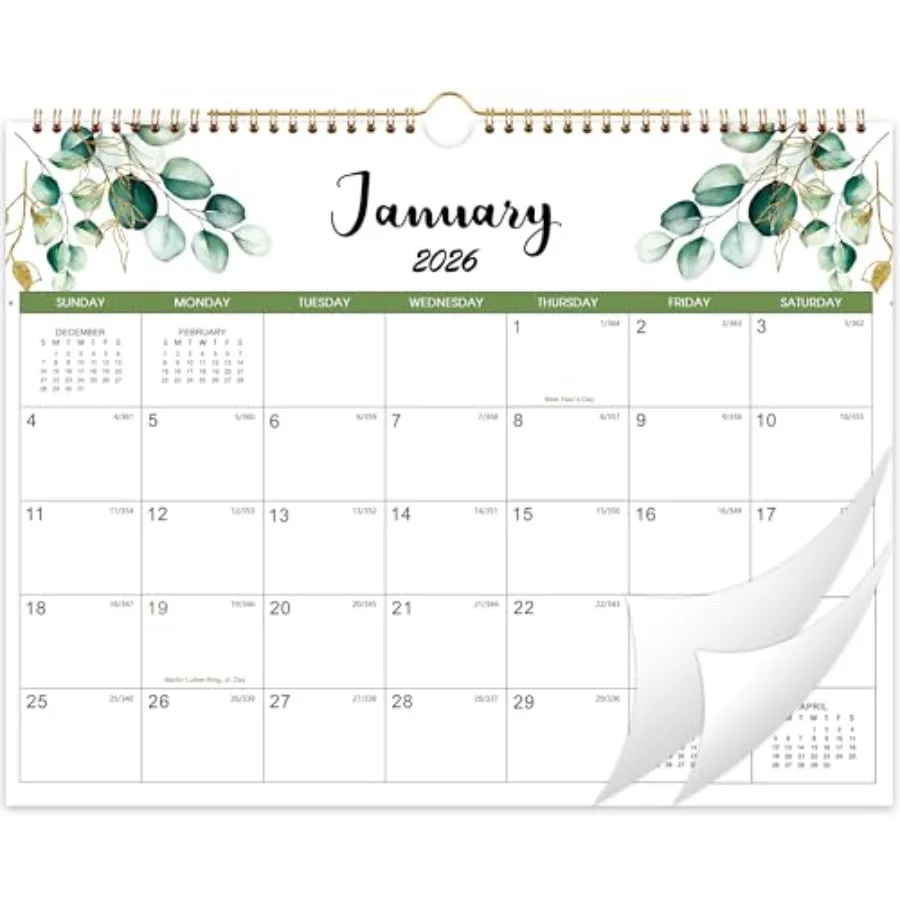 

2026 Calendar 18 Months Wall Calendar 20262027 January 2026 June 2027 14.6" x 11.4" 20262027 Calendar with Thick Paper TwinWire