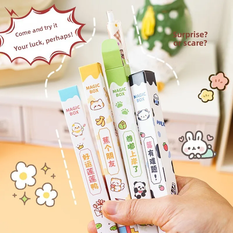 

Box Gel Pens Creative Stationery High Appearance Retractable Pens Ideal Gifts for Office Study Writing Supplies Practical