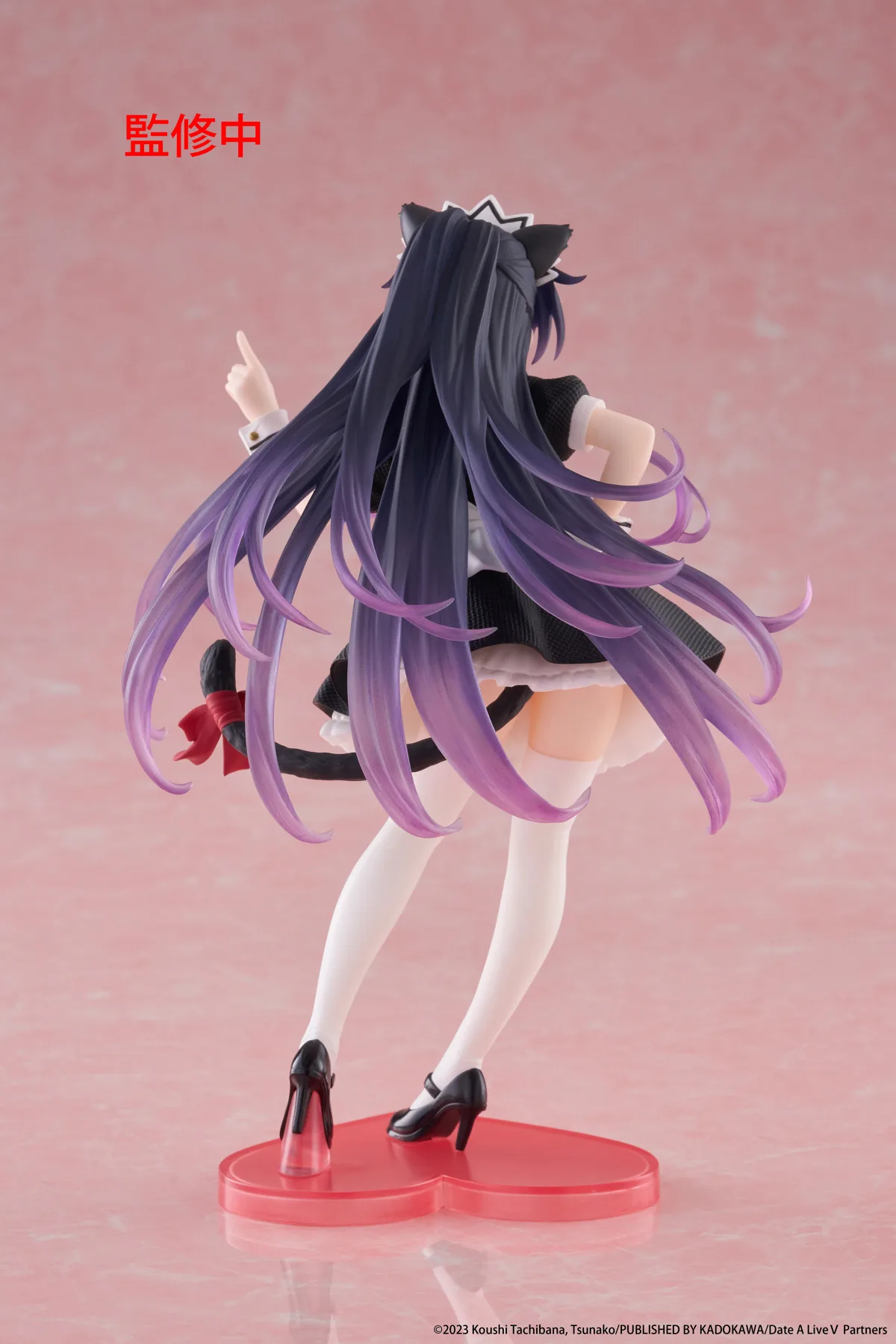 Original taito coreful data um live yatogami tohka pvc anime figuras de ação modelo brinquedos