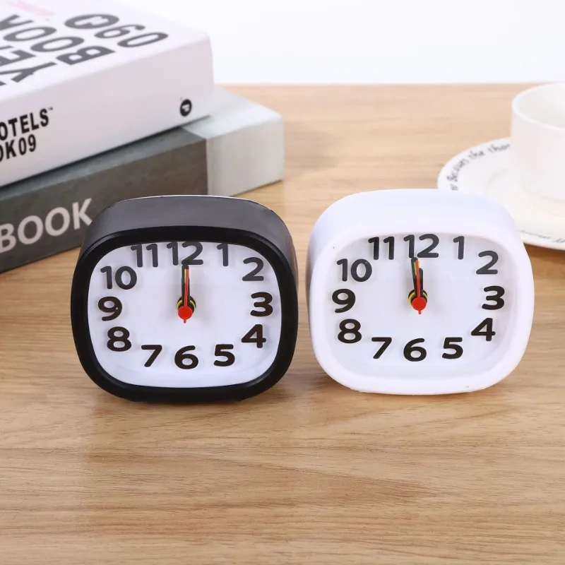 Fashion Hot Selling Simple Candy Color Students Practical Alarm Clock Creative Home Convenience Reminder Alarm Clock Bedroom