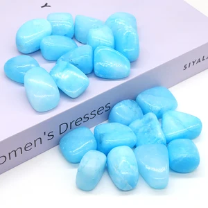 Doğa, mavi aragonit çakıl, çakıl boyutu düzensiz, taşa düşen reiki şifa kristal kuvars, ev için akvaryum dekorasyonu için mineral 8 en çok satılan, taş, dolomit-no. 3