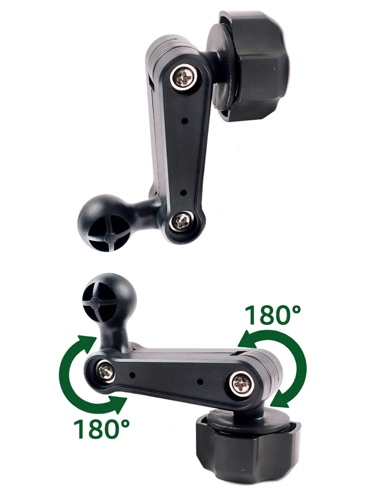 17mm Kugelgelenk-Verlängerungsarm 360 Grad Drehbare Kugelhalterung 17mm Buchse auf Stecker Kugelverlängerung für Auto-Handyhalterung