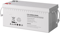 Renogy Deep Cycle AGM Battery 12 Volt 200Ah, 3% Self-Discharge Rate, 2000A Max Discharge Current, Safe Charge Most Home