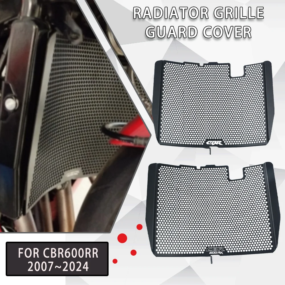 

For Honda CBR 600 RR CBR 600RR CBR600 RR CBR600RR ABS 2007 - 2023 Motorcycle Accessories Radiator Guard Protection Grille Cover