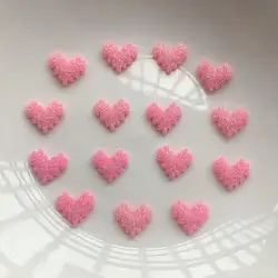 100pcs ore face heart-shaped AB resin Rhinestone DIY jewelry decoration flat back  wedding decoration nail rhinestones