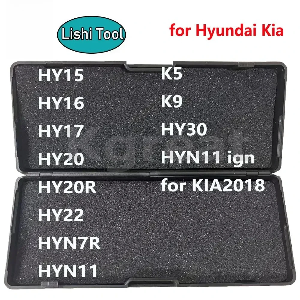 Hot Sale Lishi 2 in 1 Tool HY15 HY16 HY17 HY20 HY20R HY22 HYN7R HYN11 HY30 K5 K9 for Kia2018 for Hyundai Kia Locksmith Tool