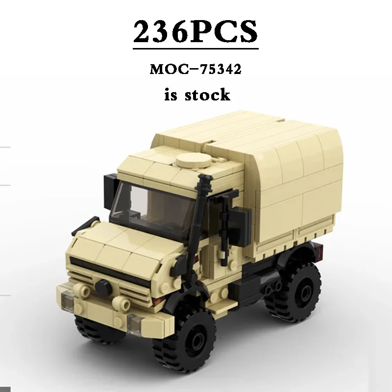 

Small Truck & Cargo Personnel Carrier MOC-75342 Army Series Building Block Toys 236PCS DIY Kids Toys DIY Toys Christmas Gifts