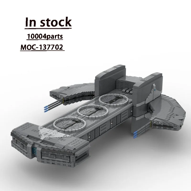 

MOC-137702 Космический космический корабль, линкор, строительный блок, модель 10004, детали для взрослых и детей, игрушка на день рождения, Рождество