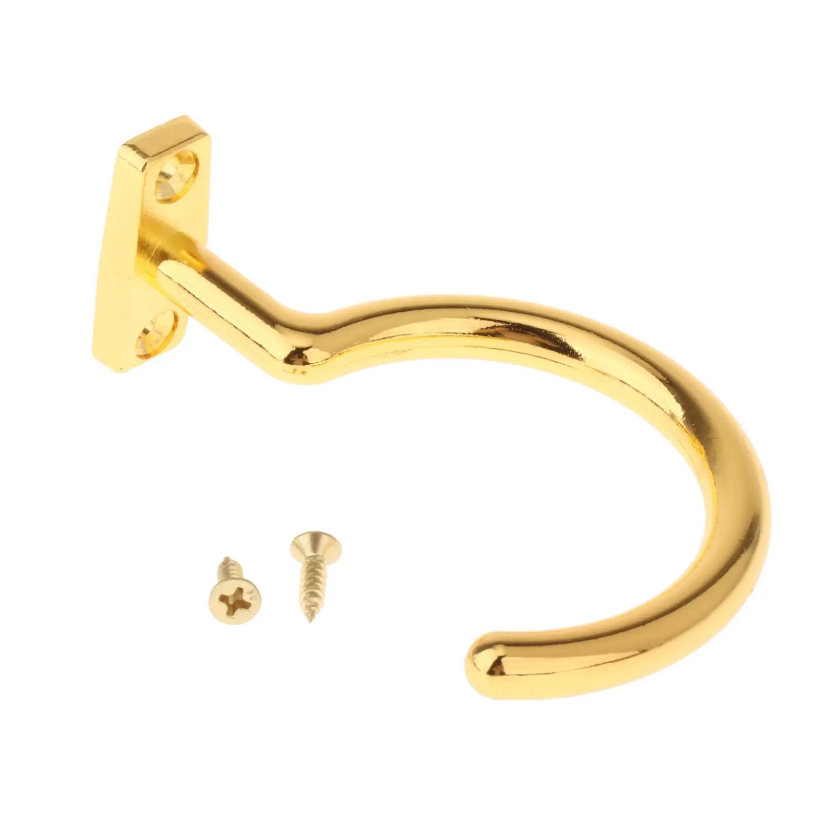 

Gold Pool Desk Cue Hook Hanging Holder Durable Zinc Alloy Rack for Billiard Game Room Table