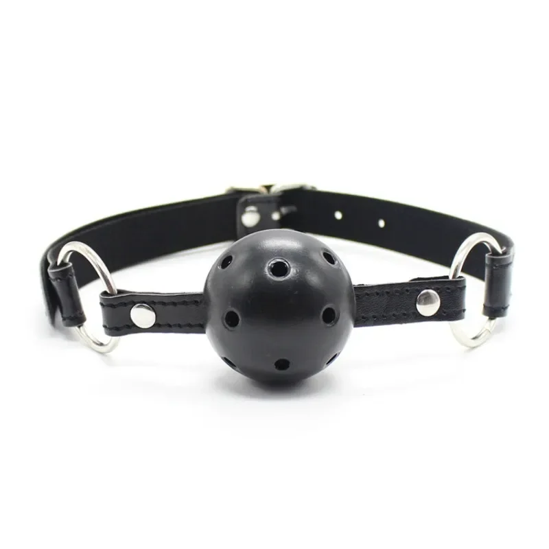 1PC Oral Fixation PU Leather Mouth Gag Spider X Style Flirting Metal O Ring Open Mouth Gag Adult Games Product Sex Toy