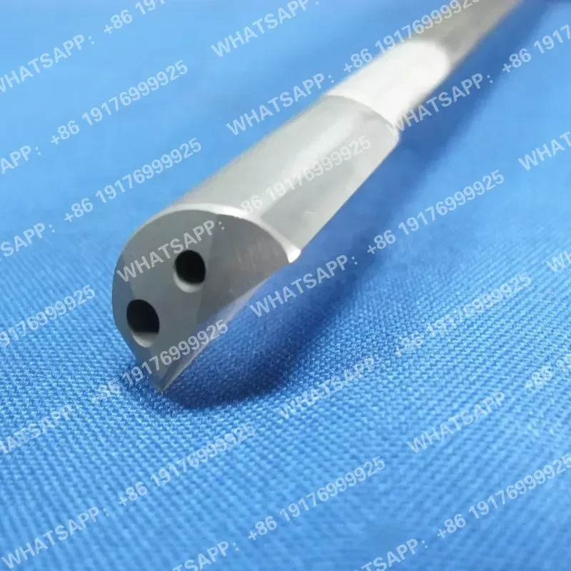Solid Carbide Deep Hole Drill with Indexable Inserts for Barrel Drilling Customizable Length 3-Year Warranty