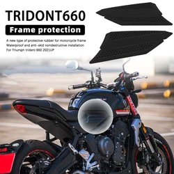 FOR TRIUMPH Trident 660 2021 2022 2023 Fuel tank protection rubber New motorcycle modification parts