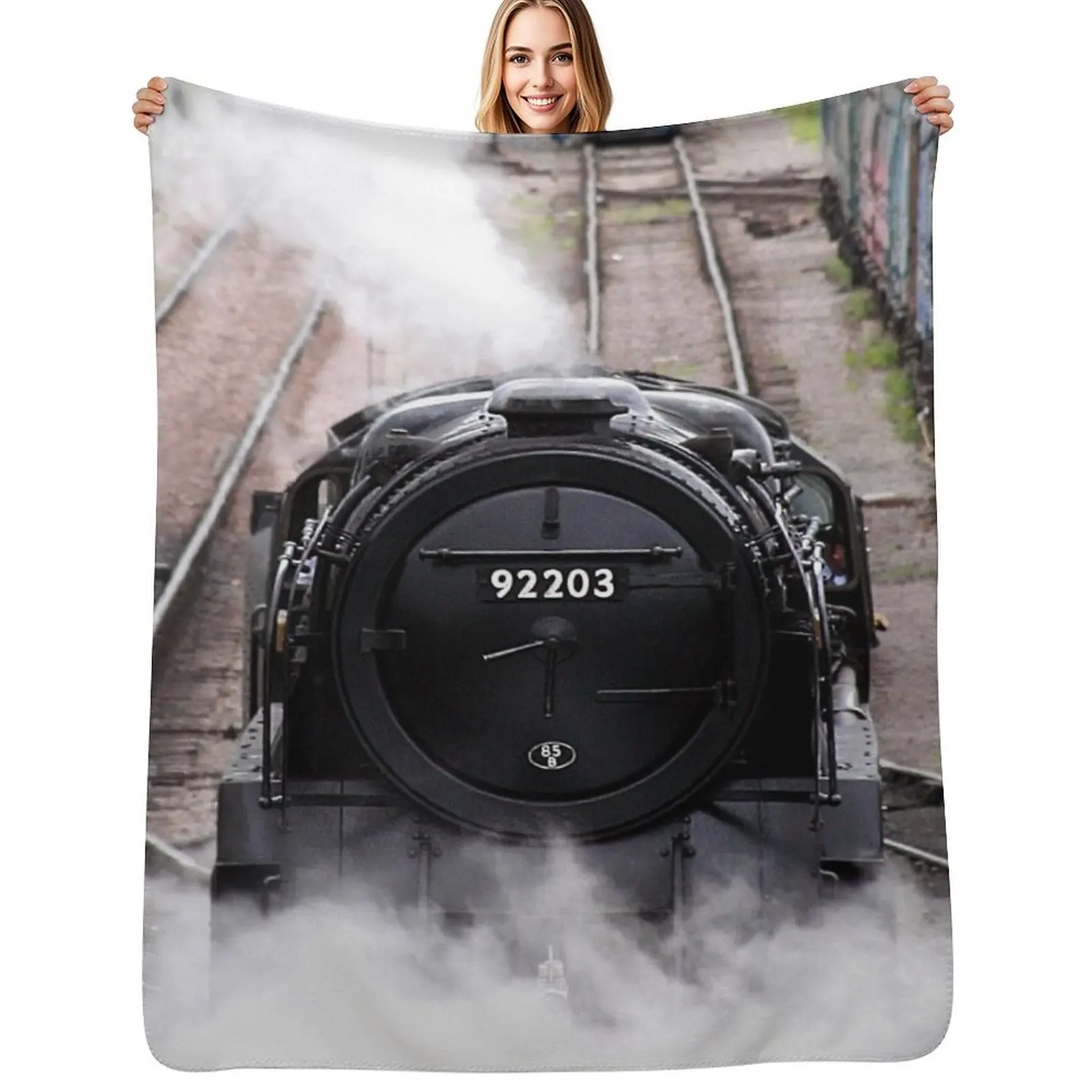 waiting at the signal Throw Blanket Warm Flannel Blanket for Couch Chair Bedroom