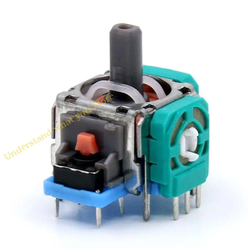 J60A Analog Switch Micro Button 3 Pin 2K3Ω Gasket Replacement Part Handle Rocker Thumbstick Resistors for Controller
