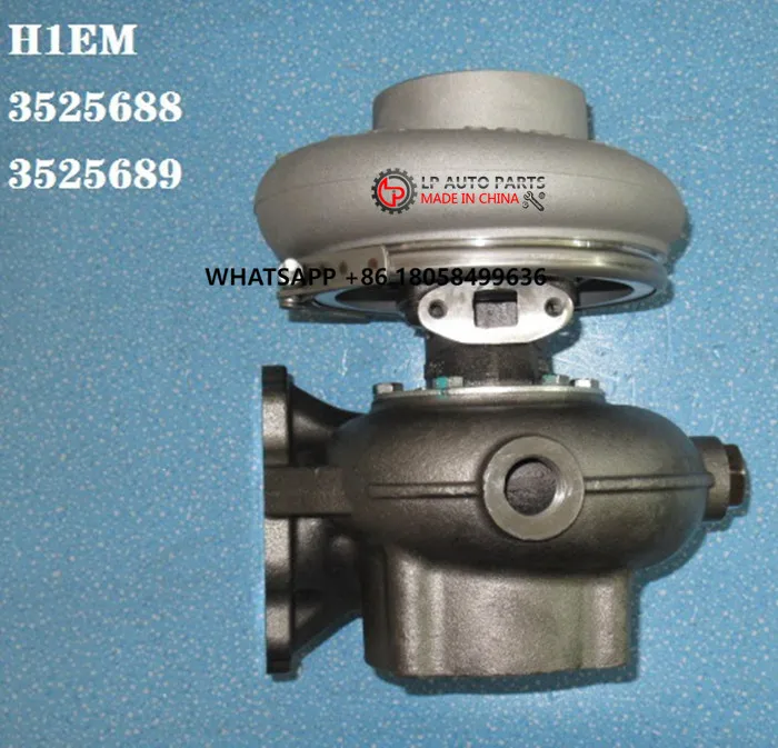 

Turbocharger H1E 3525689 3802595 3525688 3525689H Turbo for Cummins 4BT 6BT Diesl Engine Marine