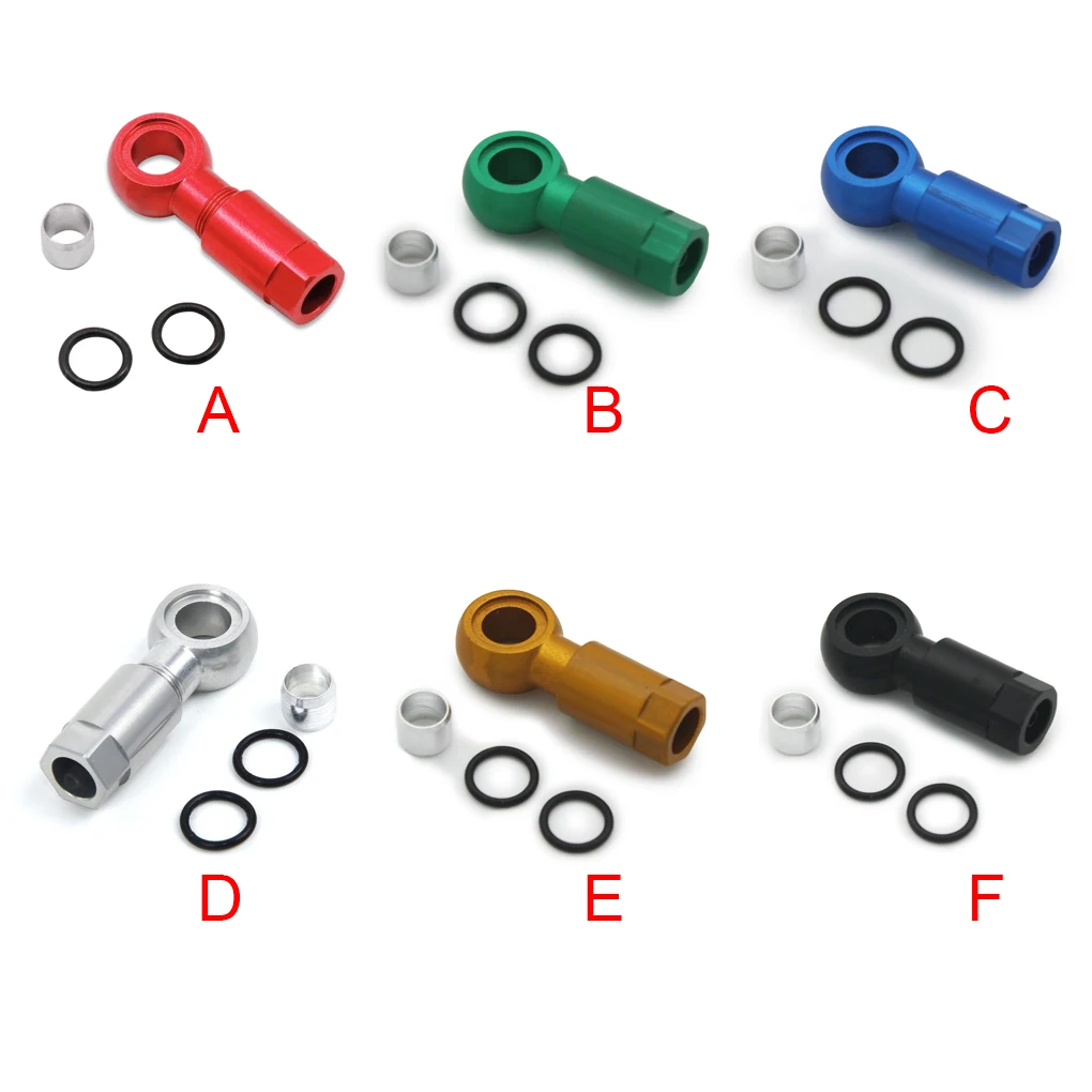 Mountain Oil Needle Olive Heads Disc Brake Hose Connector Spare Parts Replacement for Shimano SLX XT XTR BH-90