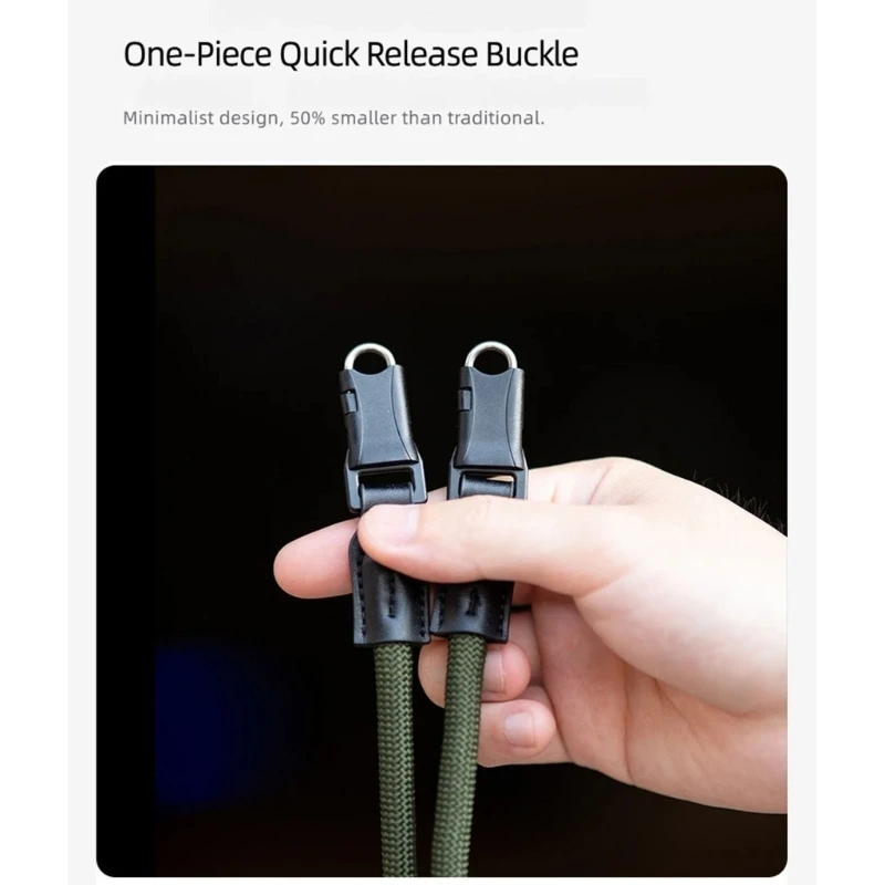  Street Photo Camera Carry Clip, ABS Quick Detach Shoulder Part with Metal Detail for Daily and Travel Use Needs