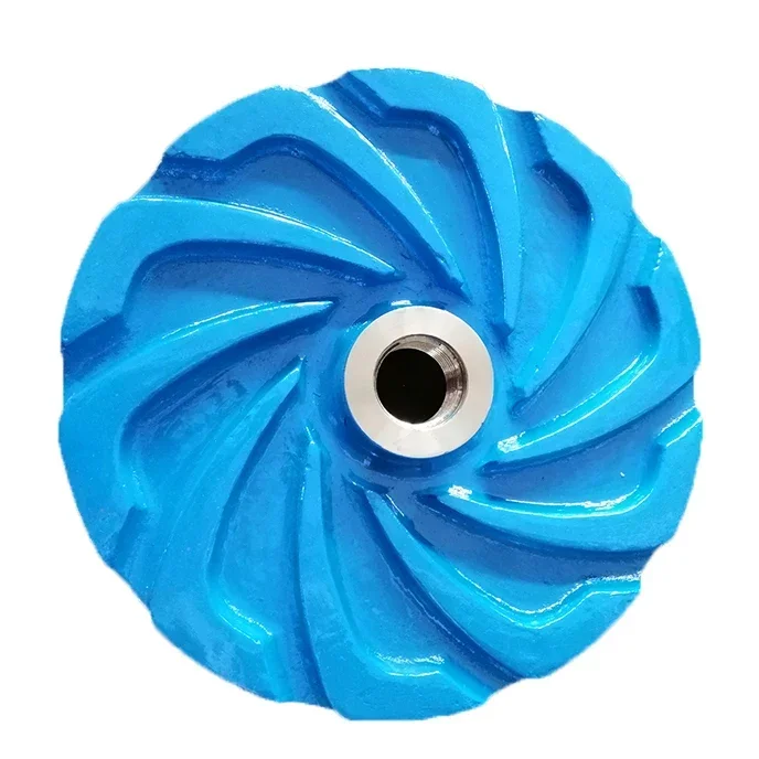 

Slurry Pump parts high chrome rubber spare polyurethane stainless steel cast iron spares 2 vanes open impeller AHD05