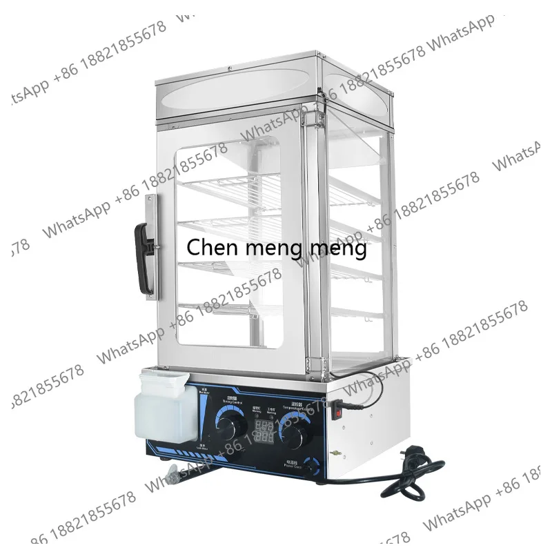 

Коммерческий пятислойный изоляционный шкаф для пароварки большой емкости, стеклянный шкаф-витрина, электрическая пароварка