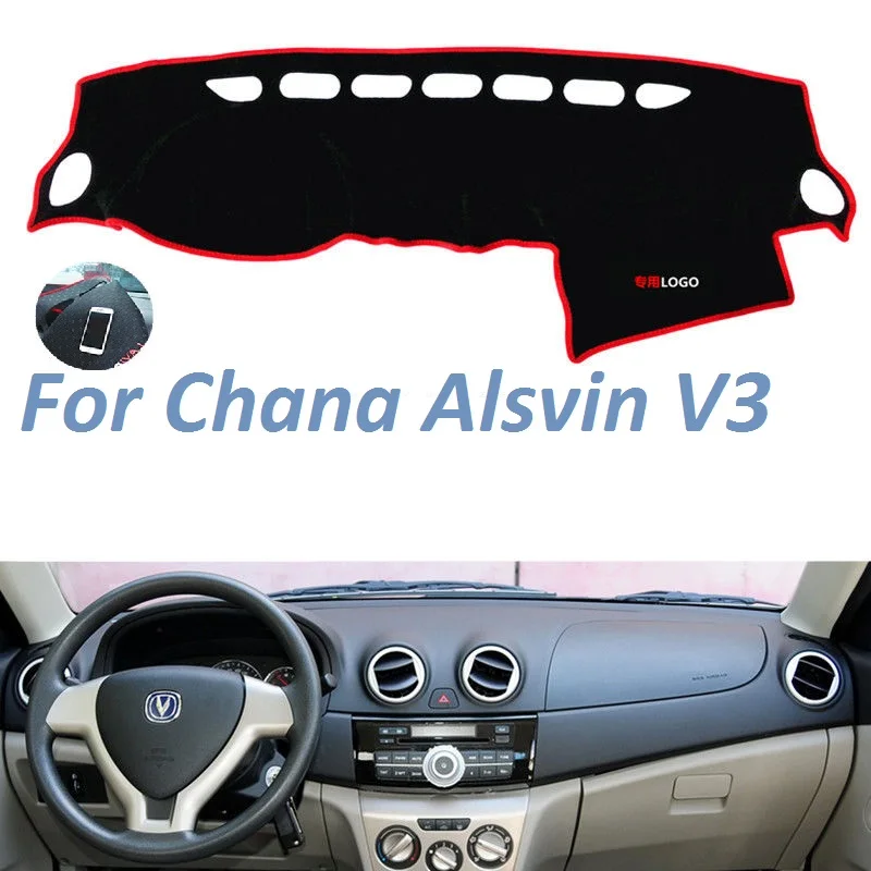 For Chana Alsvin V3 Left Right Hand Drive Non Slip Dashboard Cover Mat Sunshade Instrument Carpet Car Accessories