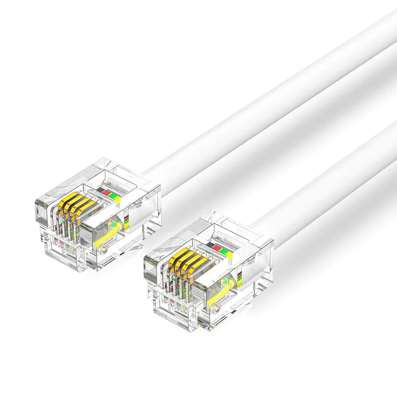 Vention rj11 Telefonkabel rj11 männlich zu männlich 6 p4c Telefonkabel für dsl Modem Answernig Maschine Anrufer-ID Fax Telefonkabel