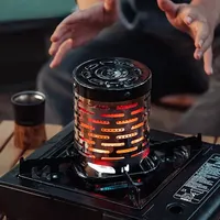 Cubierta calefactora de acero inoxidable, estufa calefactora para acampar al aire libre, calentador infrarrojo, estufa para hornear, Cassette, estufa para hornear